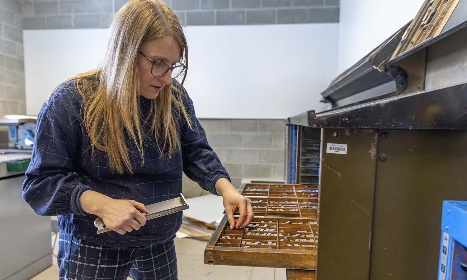 The Book Arts Center gives students a tactile experience through book arts, a field that combines writing, visual art, design and historical printing techniques.