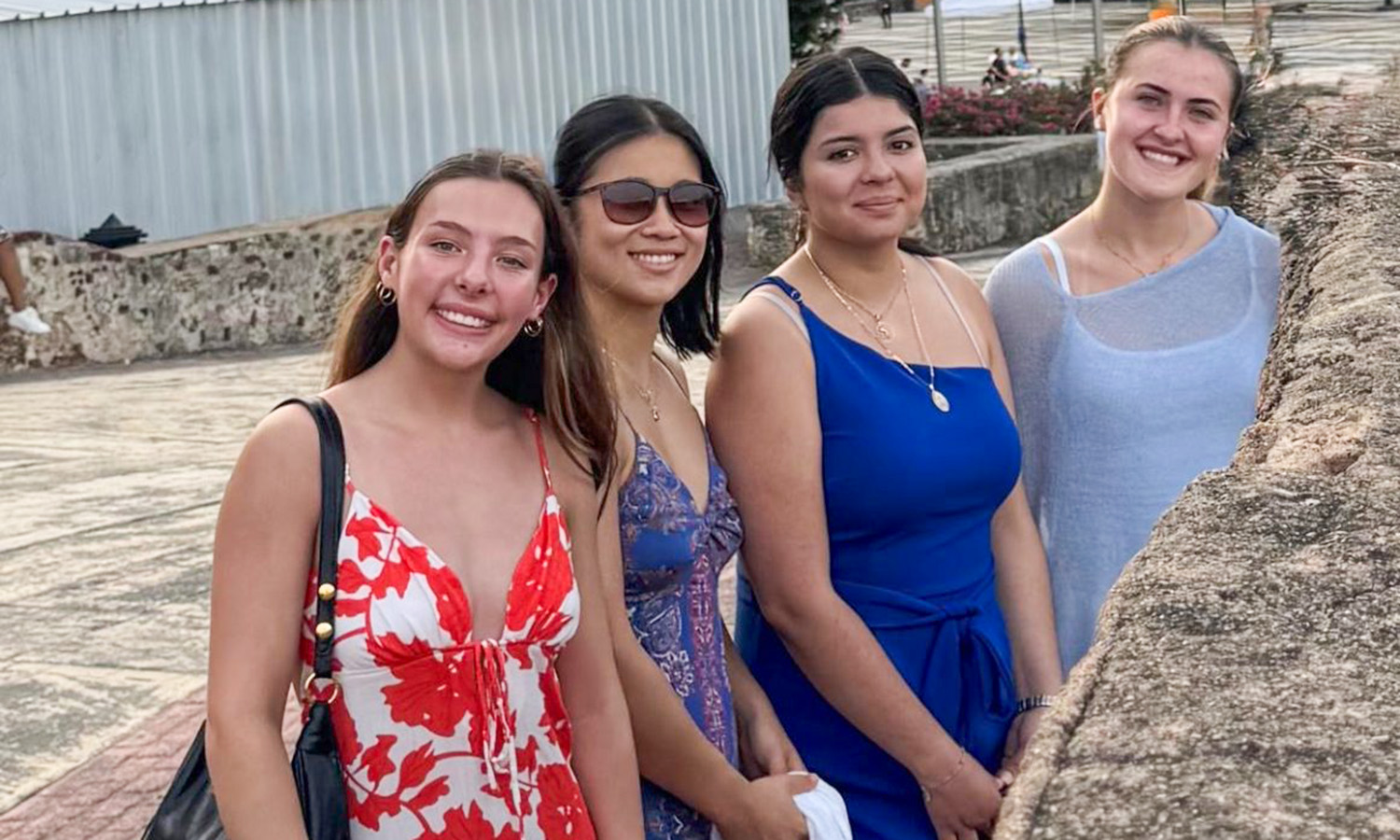 Beatrix Rioux ’29, Lily Winch ’28, Juliza Ariza ’27 and Kelly Malone’ 27