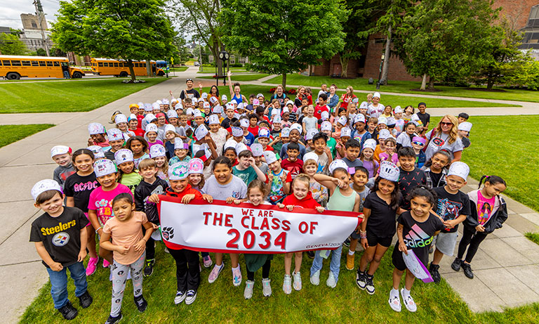 Second Graders Campus Visit