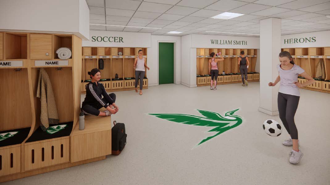 William Smith Soccer Team Room William Smith Soccer Team Room