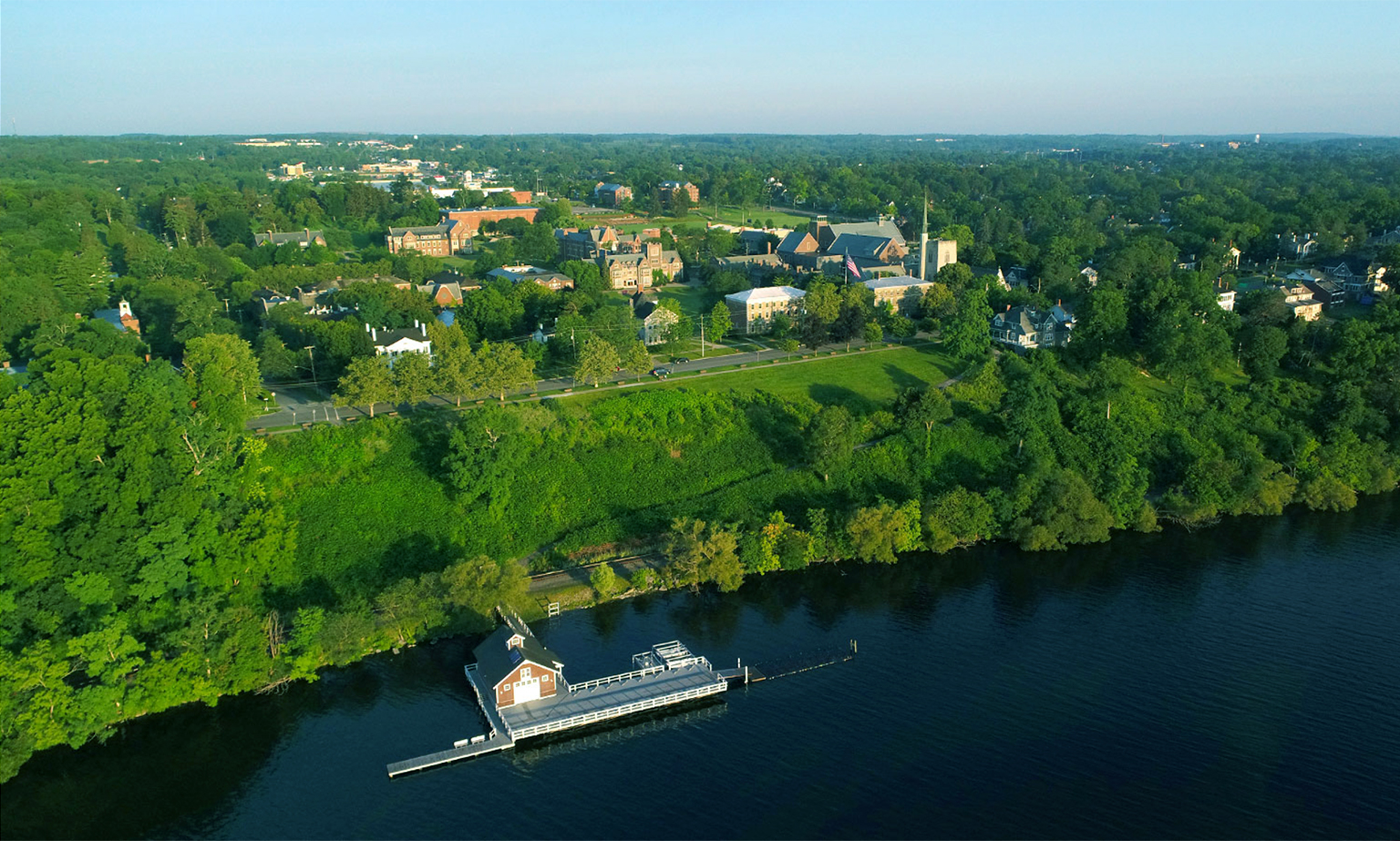 Aerial of campus