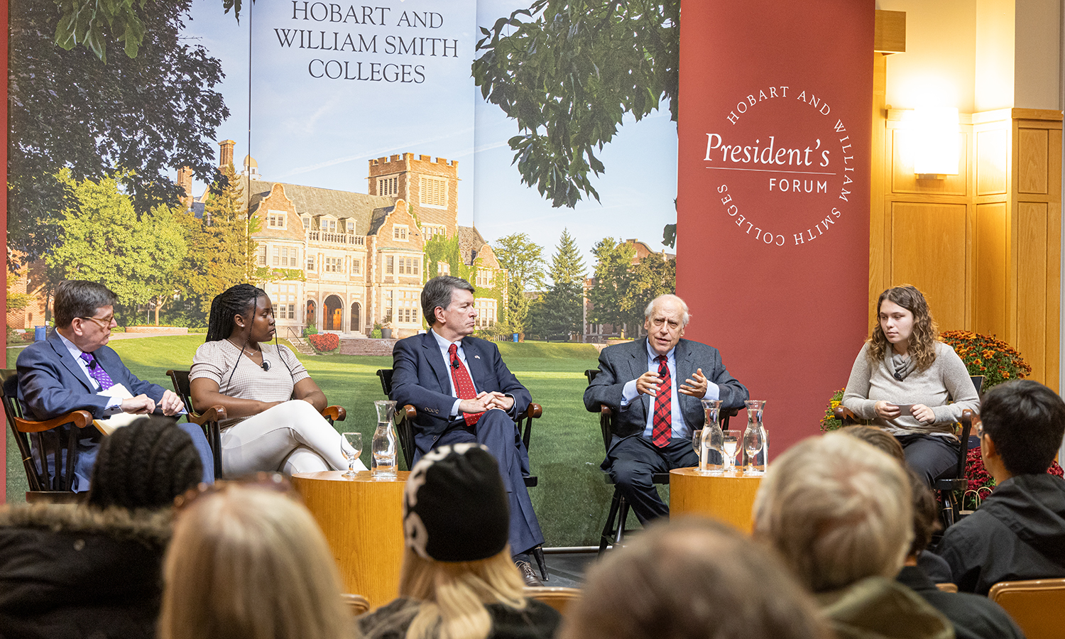 President's Forum panelists on stage