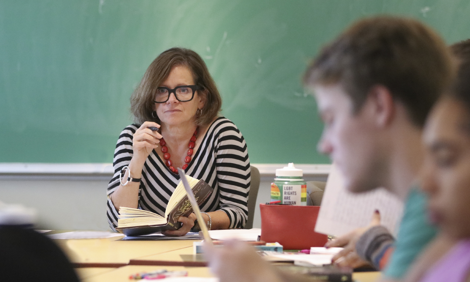 Jodi Dean in class