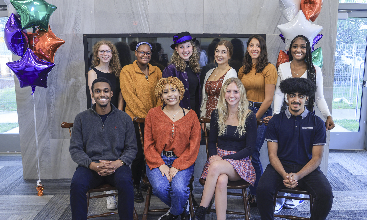 New writing colleagues group photo