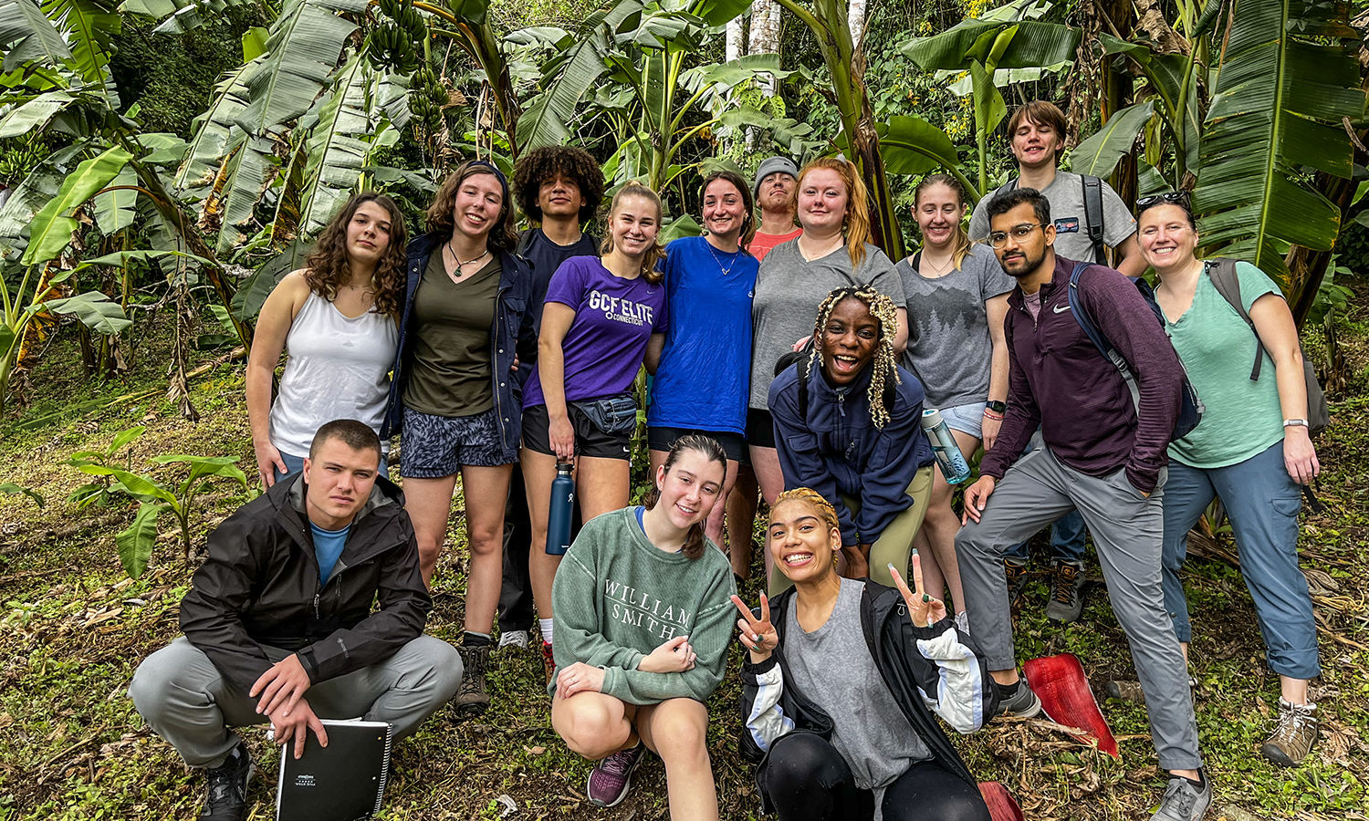 Group photo in Costa Rica