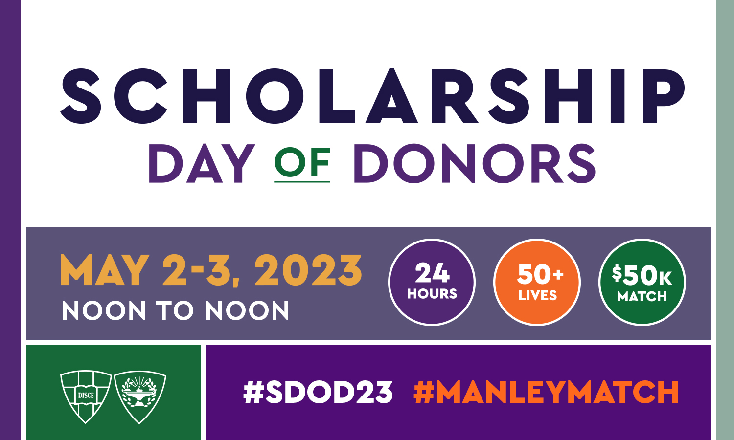 Scholarship Day of Donors logo