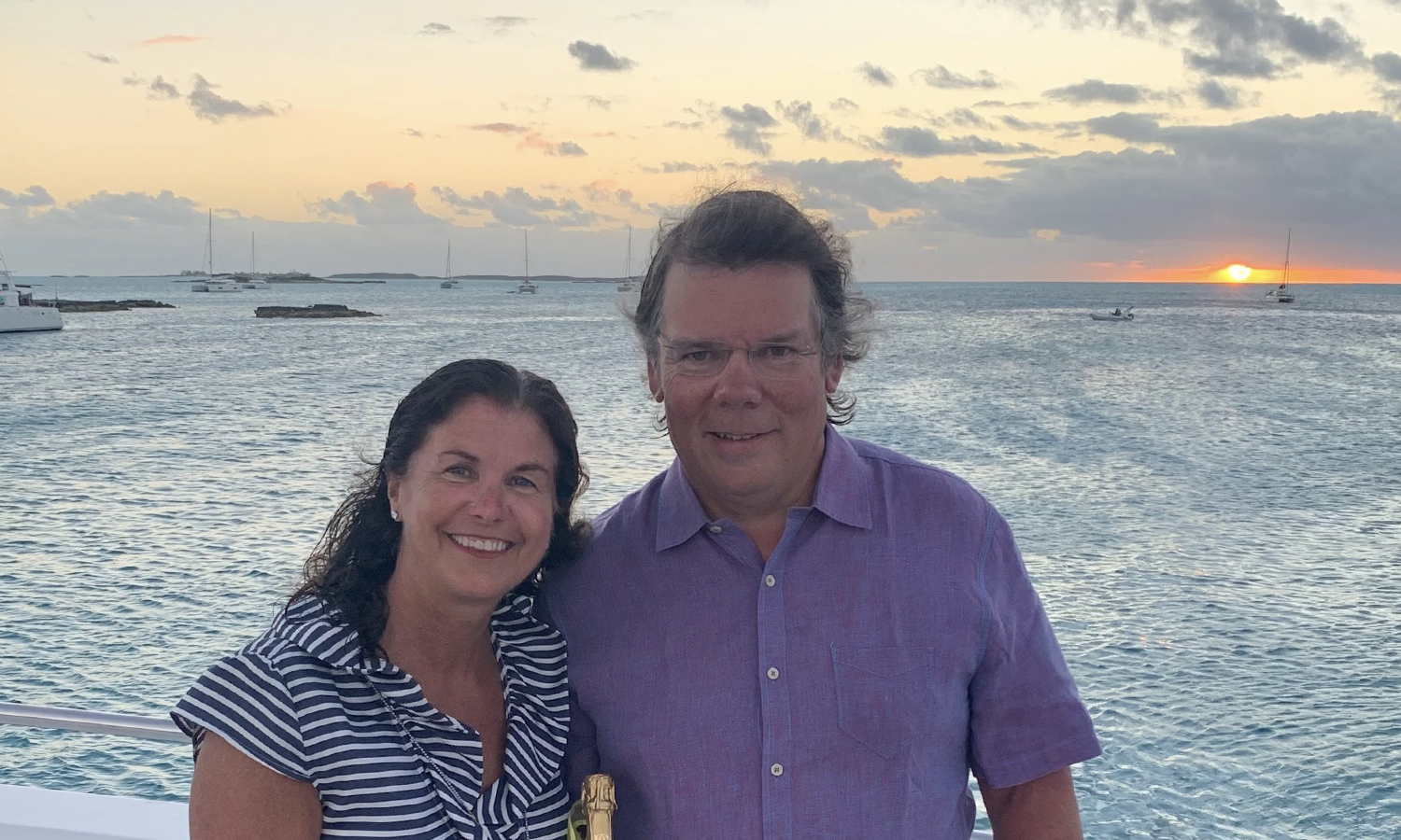 Trustee Chip Carver ’81 and his wife, Anne DeLaney. 