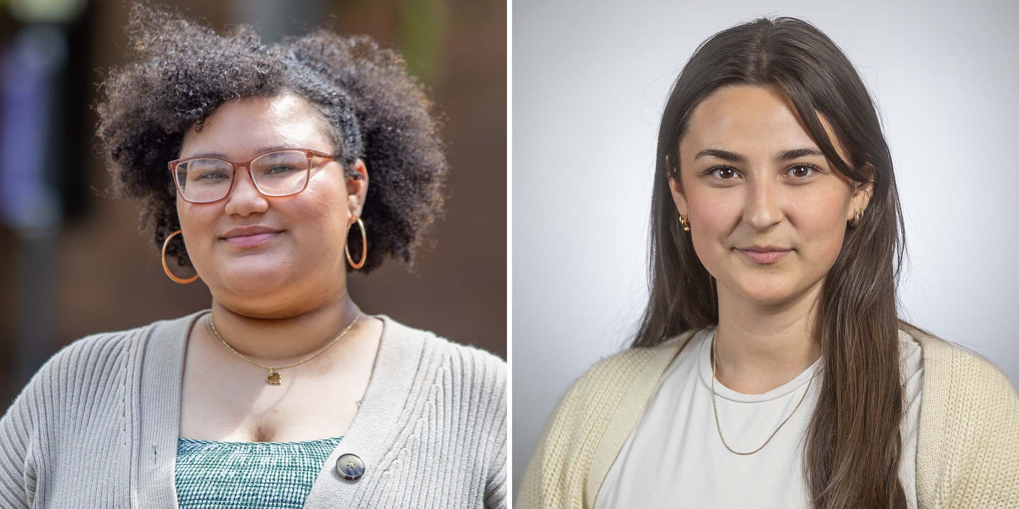 Emily Echavarria '27 and Karen Padilla '27 