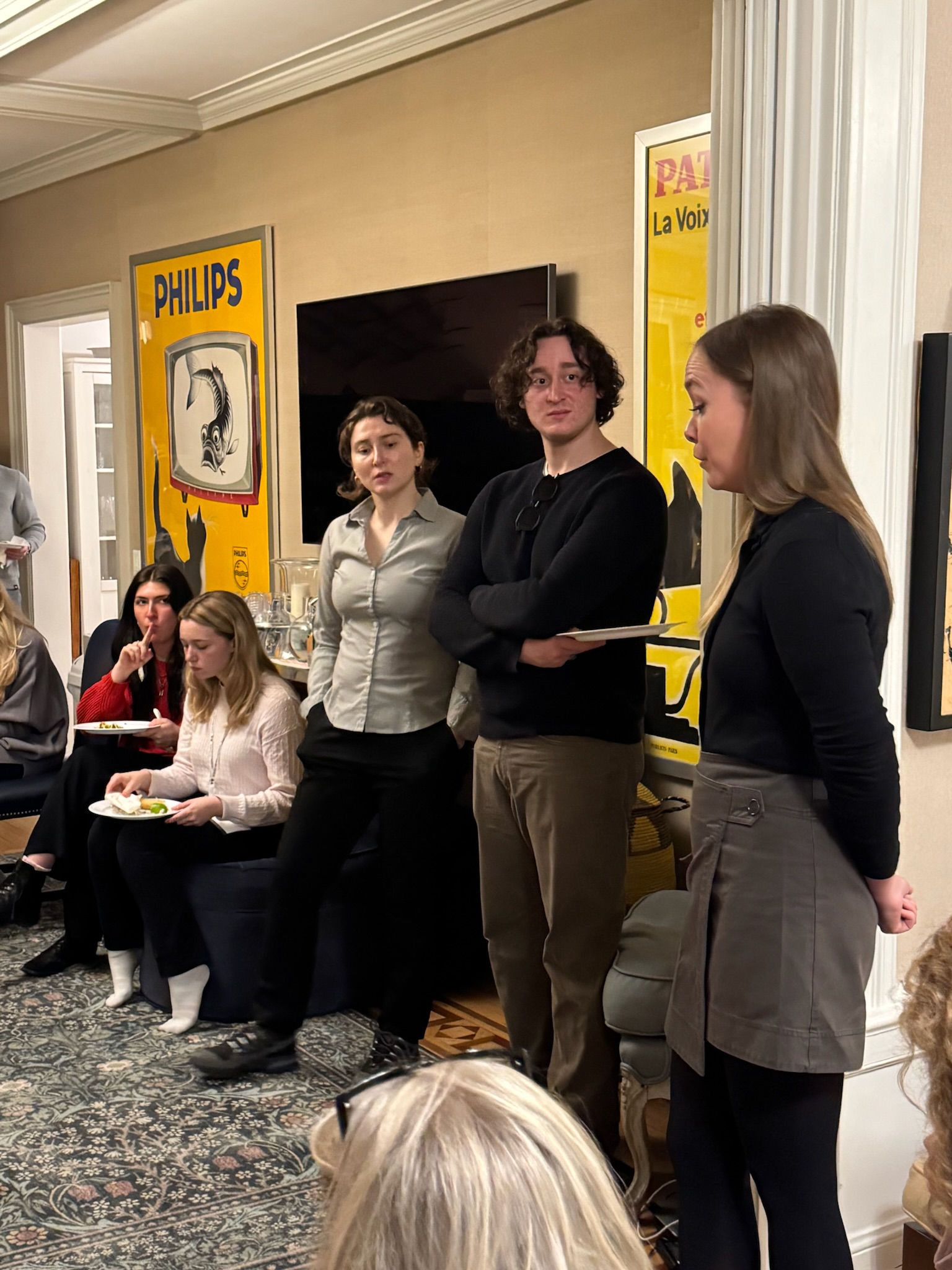 Students connect with Charlotte Lysohir '12, Workforce X Education Tech Leader and Aspen Economic Mobility Fellow.