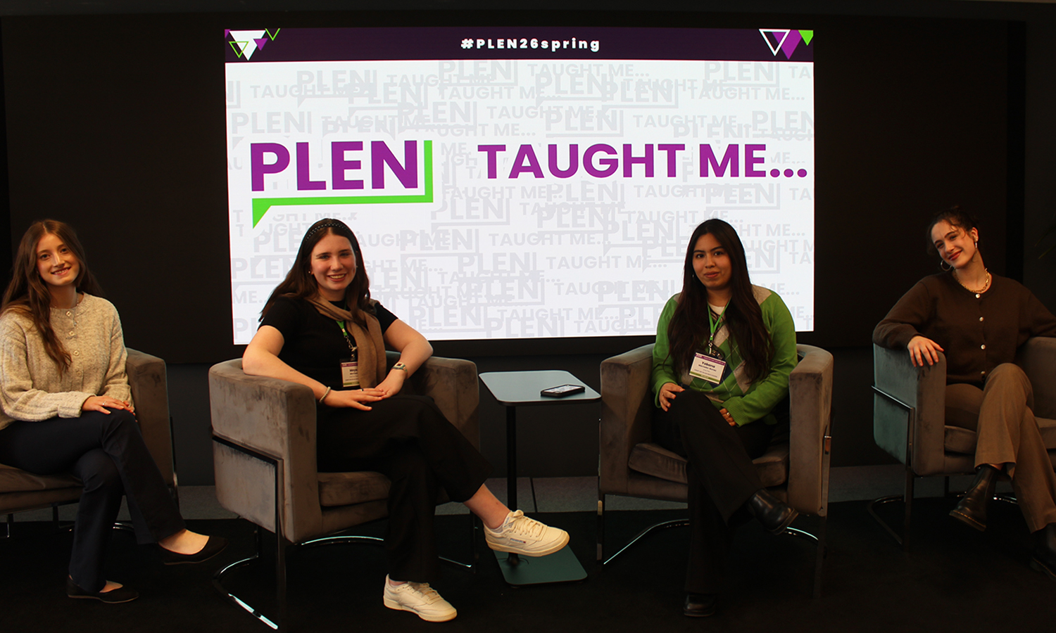 group photo at plen event