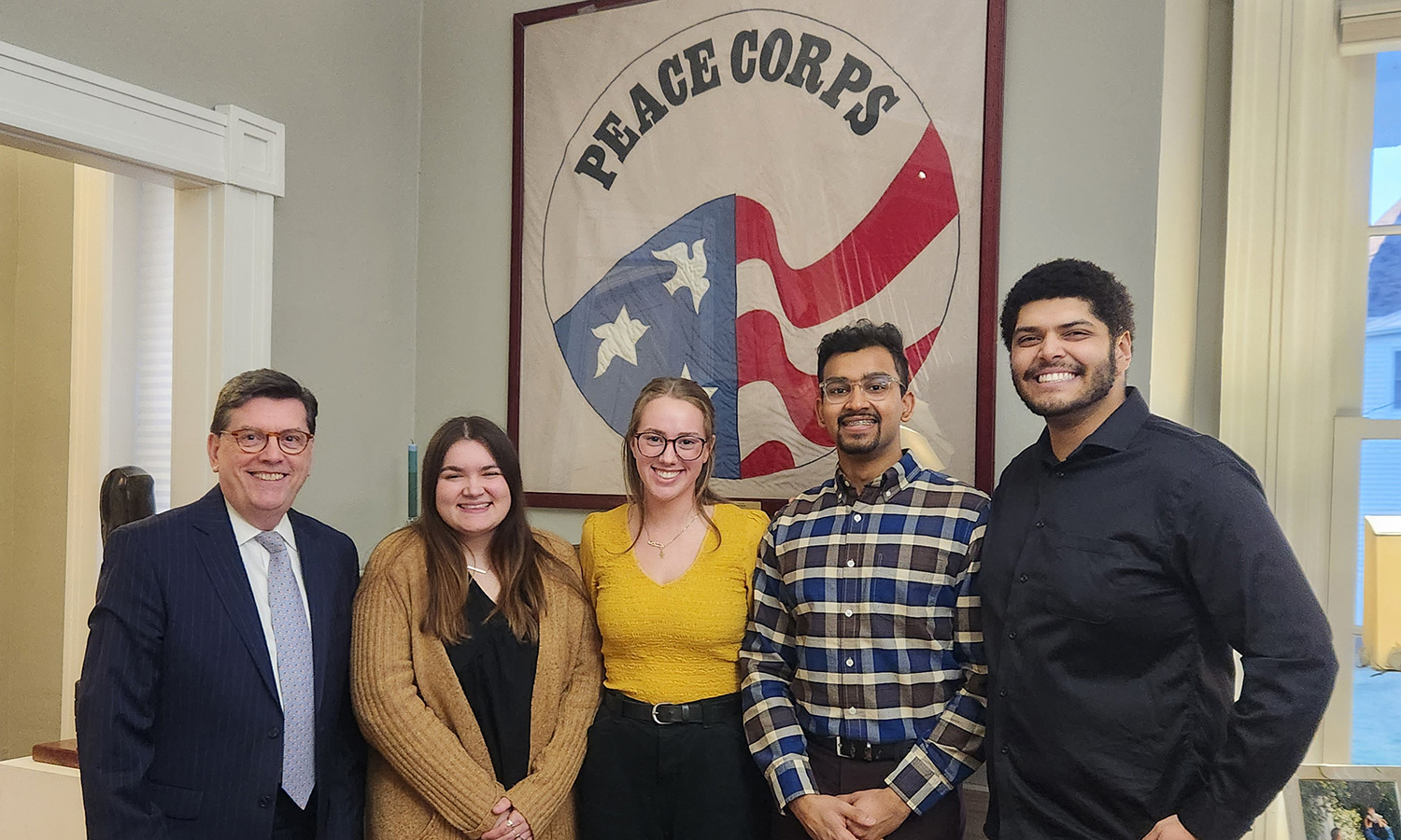 Gearan and Peace Corps Students