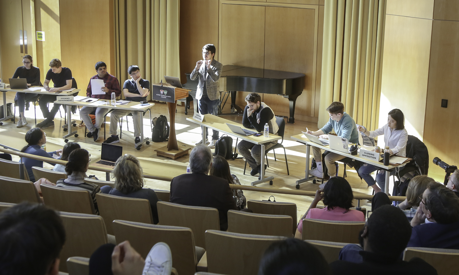 Debate in Froelich Hall