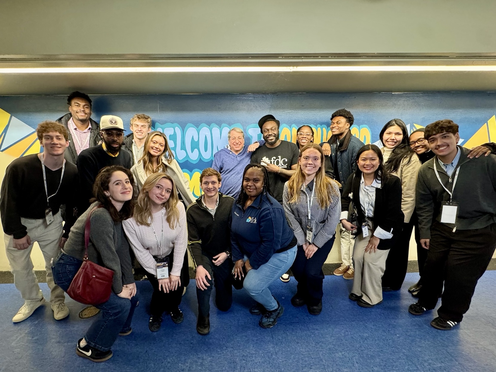 Along with Mike Gantcher ’92, students on the Nonprofit Career Trek visit the Flatbush Development Corporation in Brooklyn, N.Y.