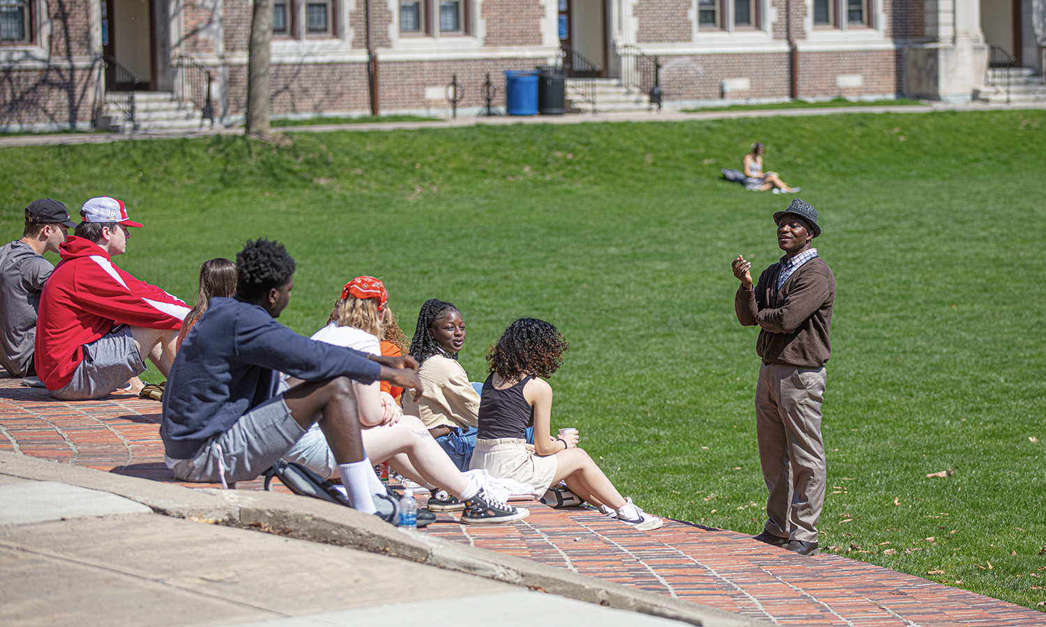 Associate Professor of French, Francophone and Italian Studies Kanate Dahouda teaches 