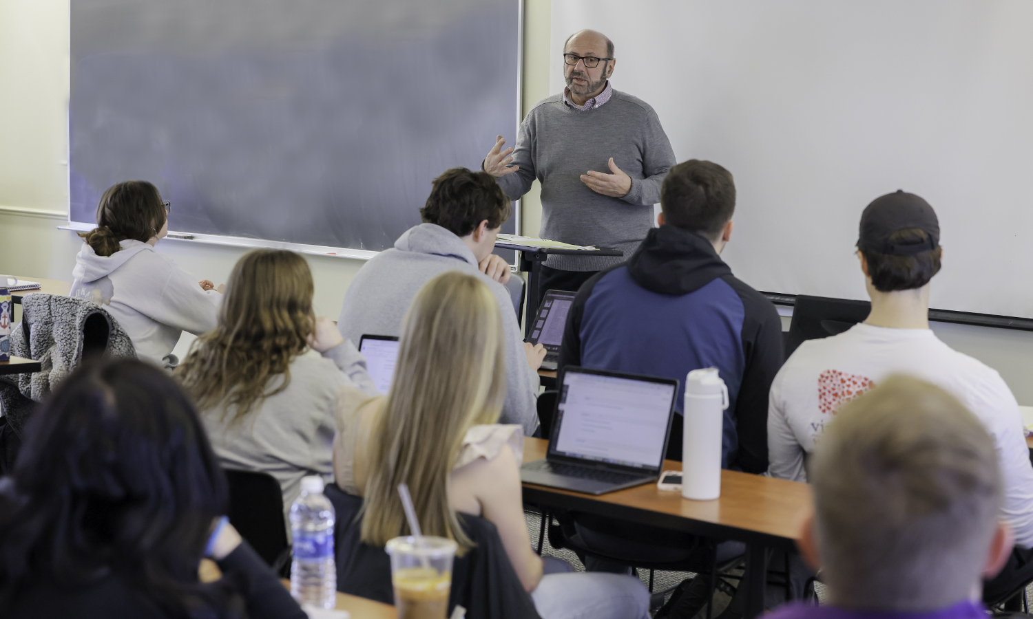 Professor of Religious Studies Michael Dobkowski teaches 