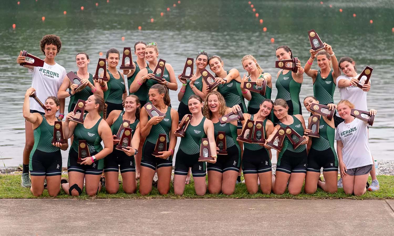 This week, we celebrate our favorite moments from spring athletics. Here, the William Smith rowing team poses after their third place finish at the 2026 NCAA Division III Women's Rowing Championship. They also won their 10th Liberty League title. 
