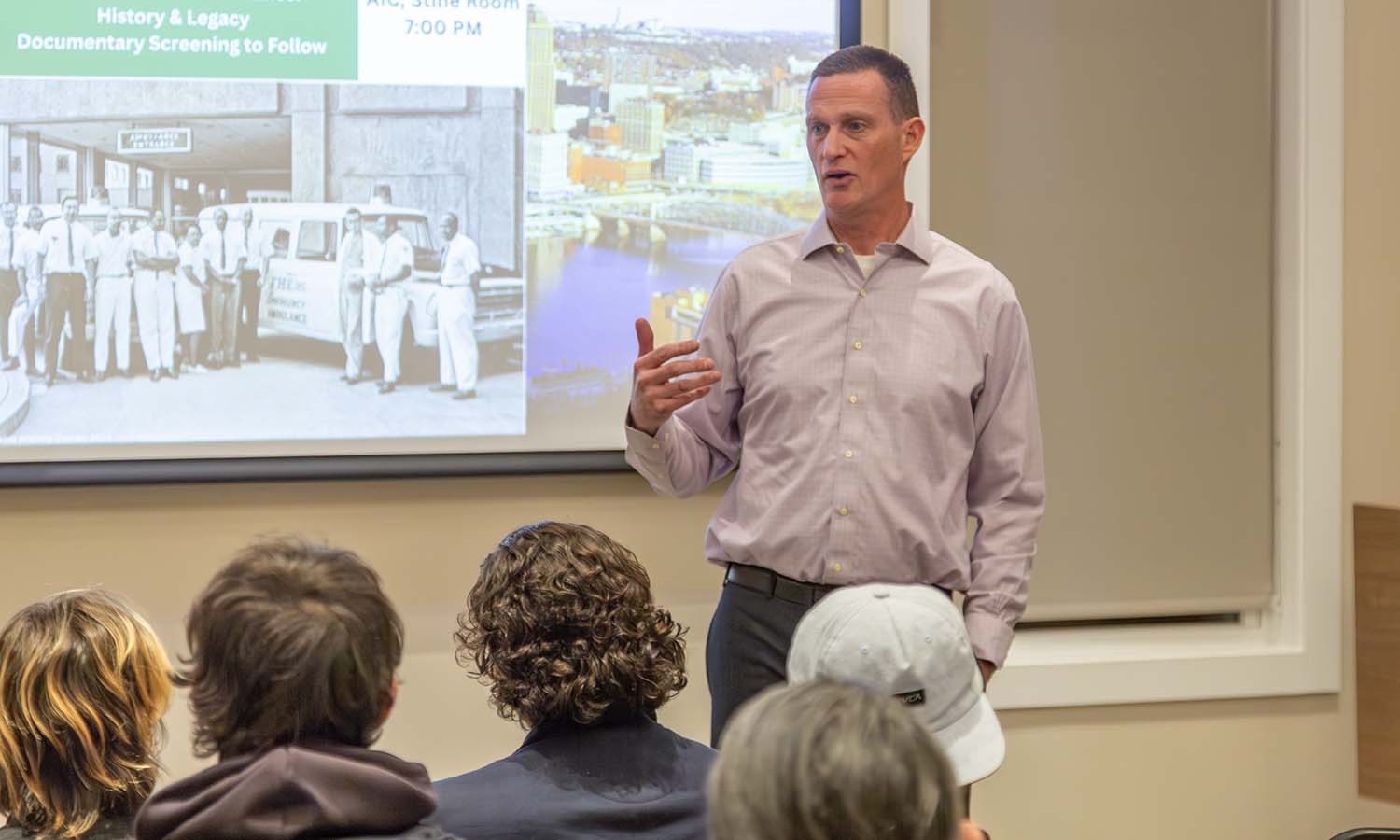 In collaboration with HWS EMS and the Office of Diversity Equity and Inclusion, former member of the Board of Trustees Dr. Jeremy Cushman, M.D. ’82 speaks about the history of the Freedom House Ambulance Service, which played a significant role in shaping modern American Emergency Medical Service across the nation. 
