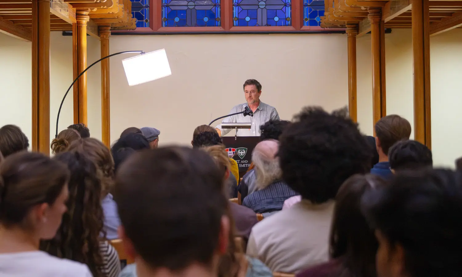 Poet, essayist and translator Dan Beachy-Quick reads from his book "Elements & Offerings" in the Blackwell Room as part of the Trias Reading Series. 