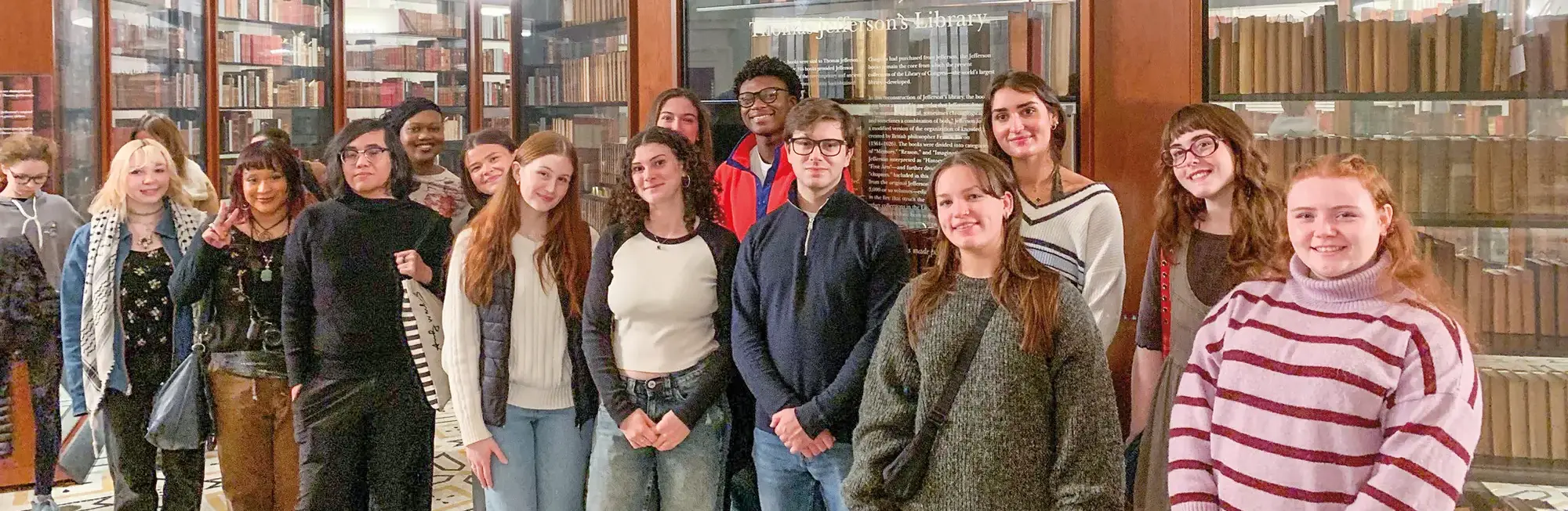 Students visit the Library of Congress