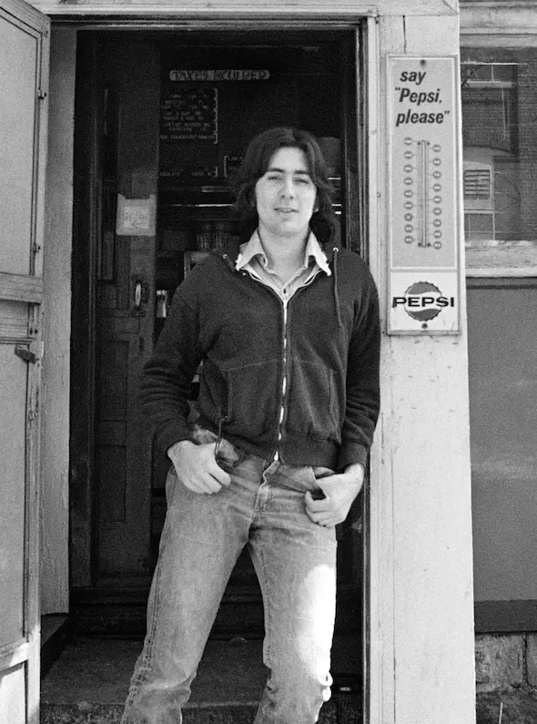 Andy Satter '75 — self-portrait at the diner