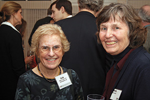 vent host Elizabeth Bennett Blue '78, Rosenberg,  Dorothy L. Rosenberg and Richard F. Blue