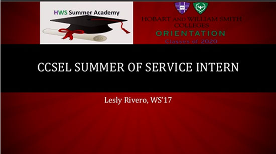 HWS Summer Academy