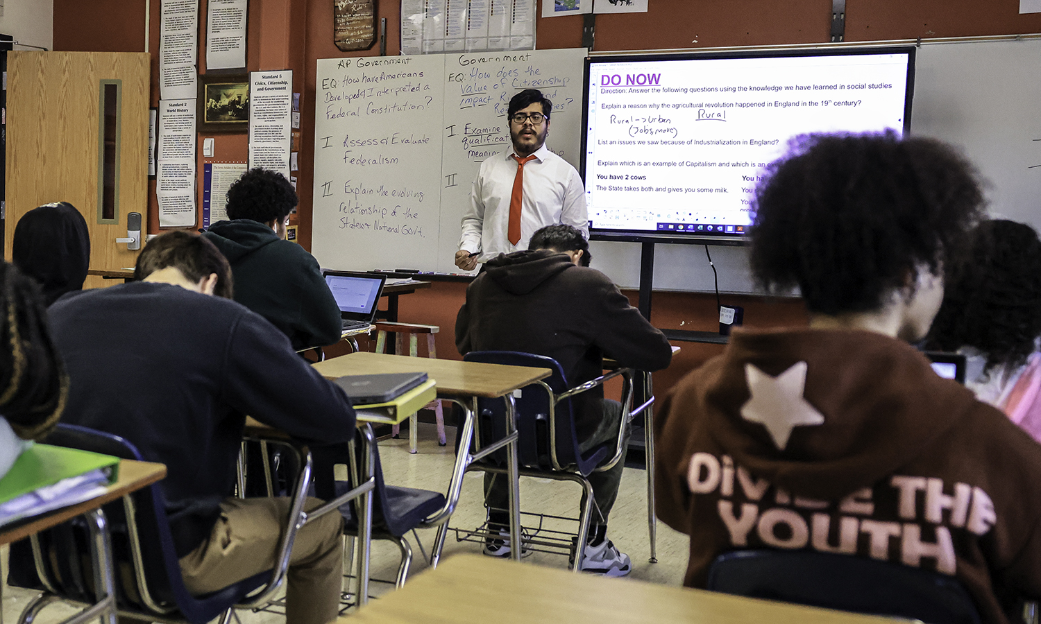 Students read to children