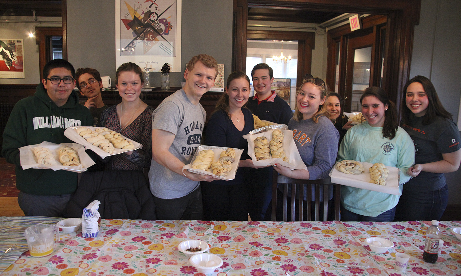 Students cooking