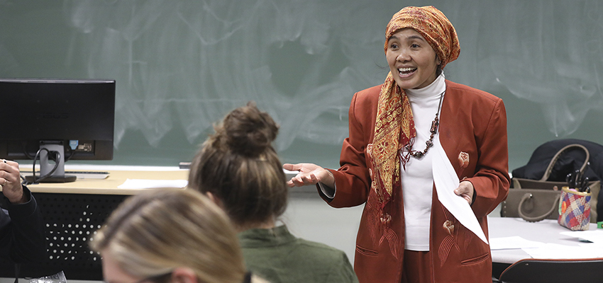 Associate Professor of Religious Studies Etin Anwar’s study of Islamic feminism was recently selected as a Top 10 Book on Islam by Mizan Publishing.