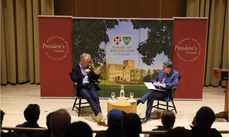 Scott Keogh '91 during the President's Forum.