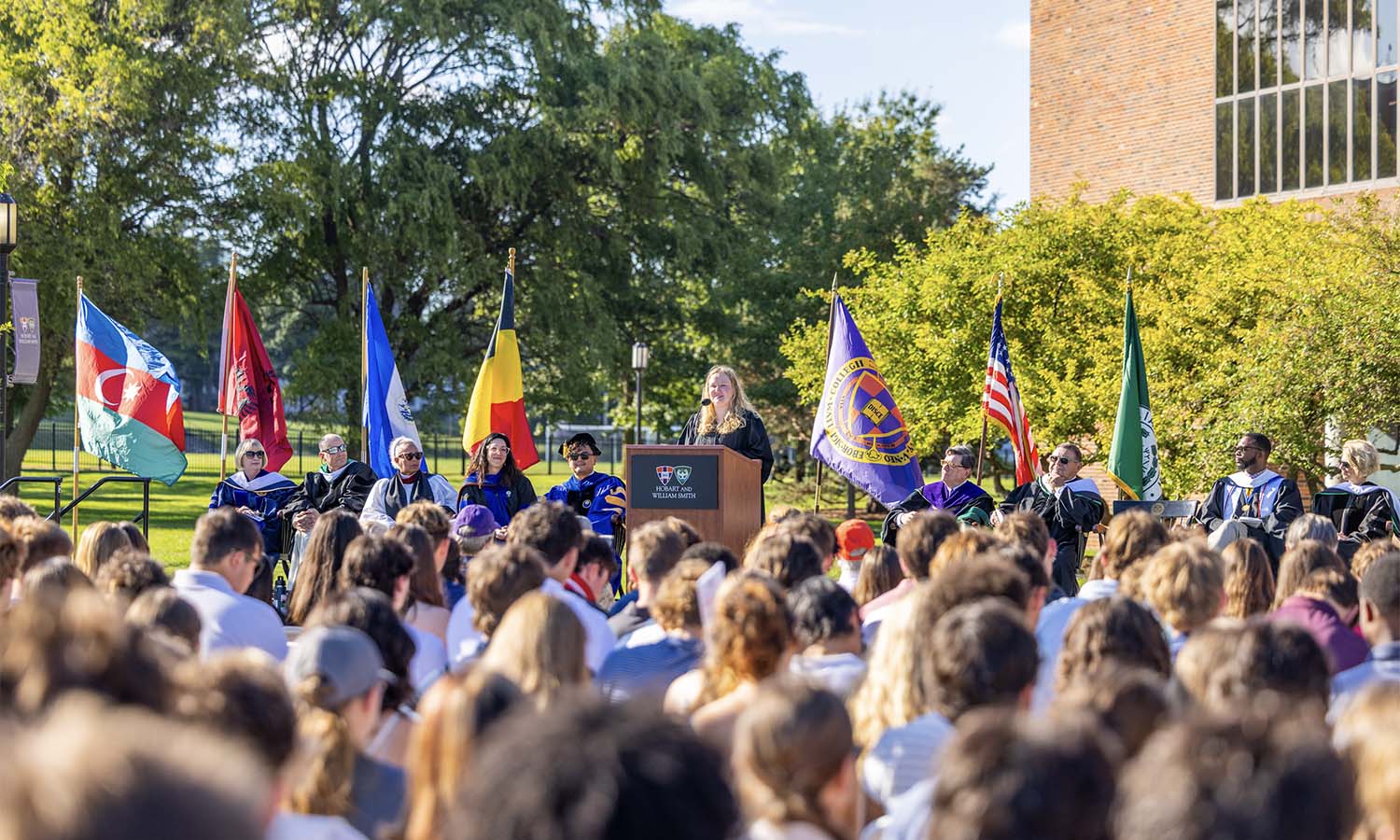 HWS Student Government President Emily Gorczynski ’26 speaks on the importance of relationships and excitement about academics.