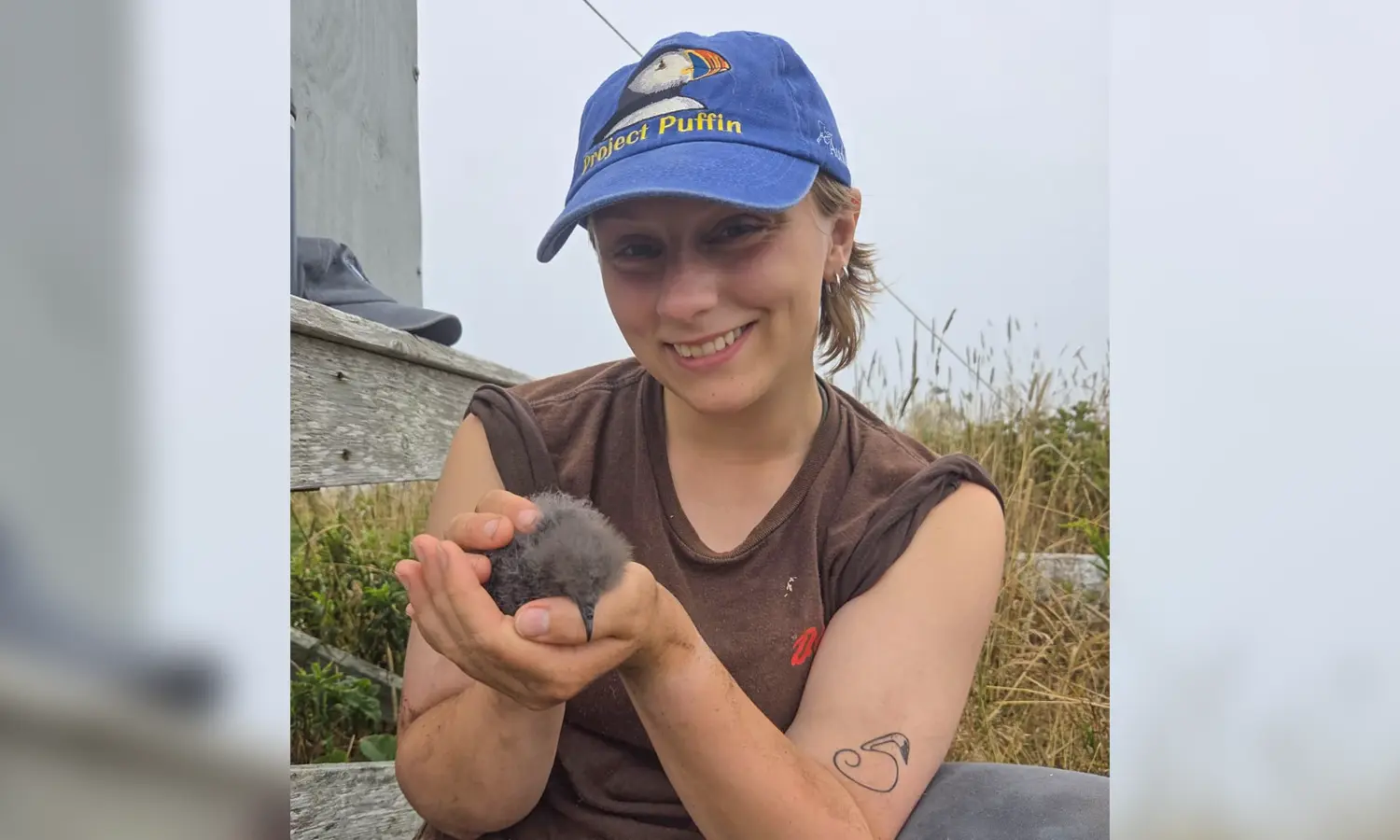 Victoria Smith ’25 spent the summer working on Eastern Egg Rock.