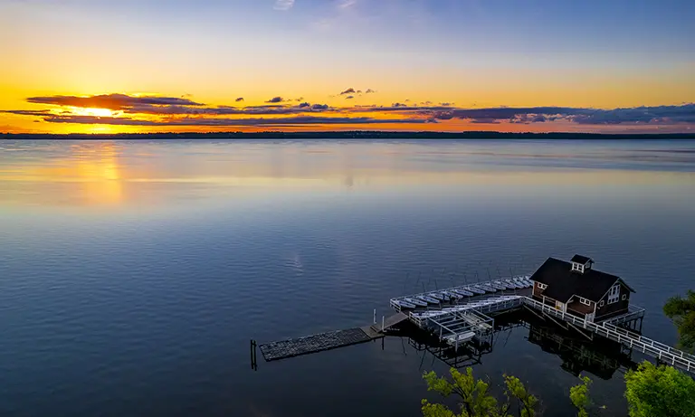 lake sunset