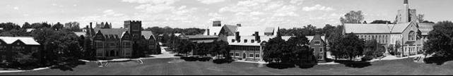 aerial view of the Hobart Quadrangle