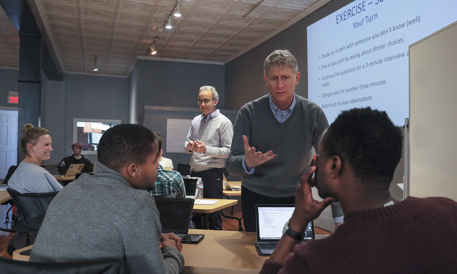 a class in the Bozzuto Center