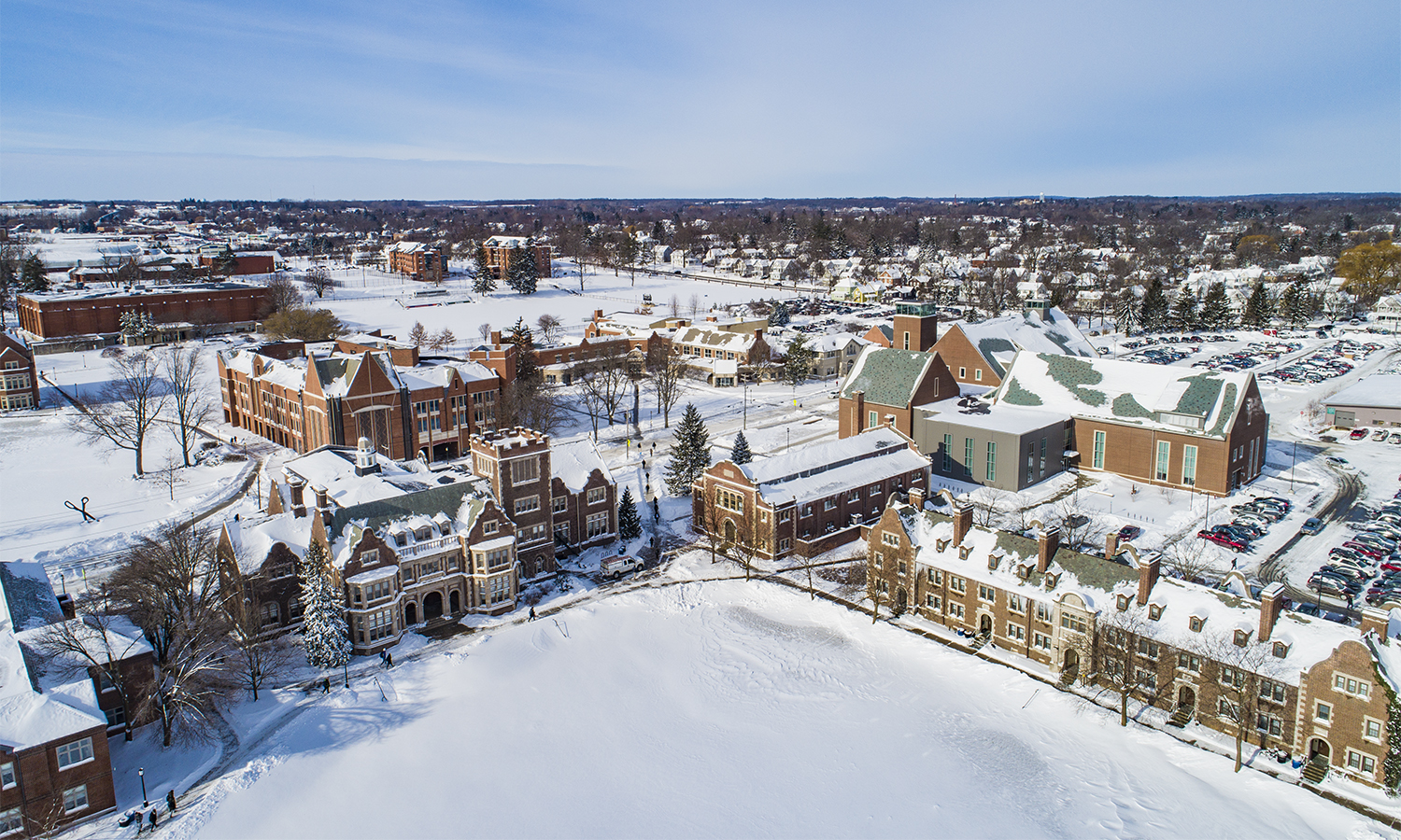 Snow blankets the HWS