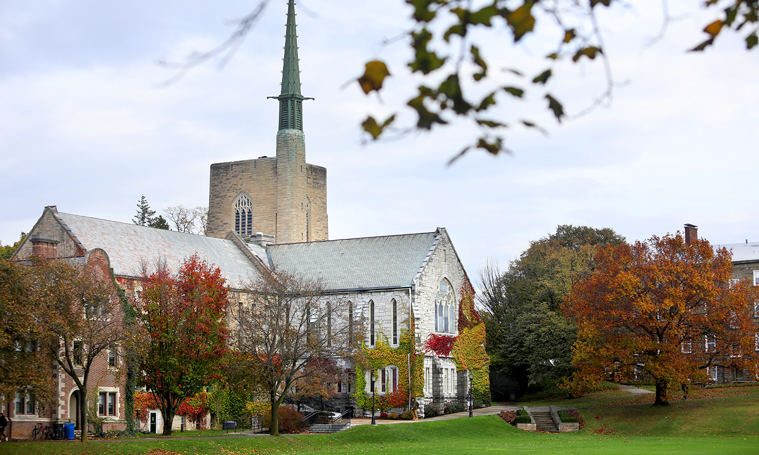 A fall day on campus.