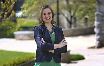 Halter '16 Awarded Drum Major for Service