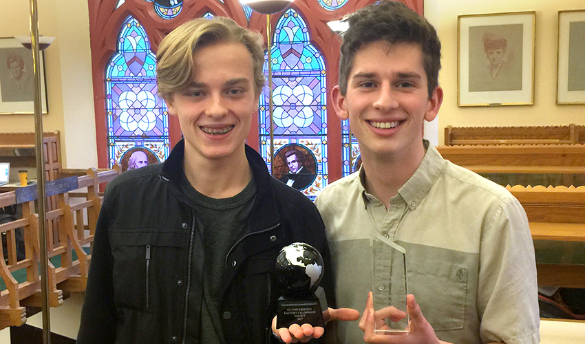 HWS Debaters Win at Regional World Championships