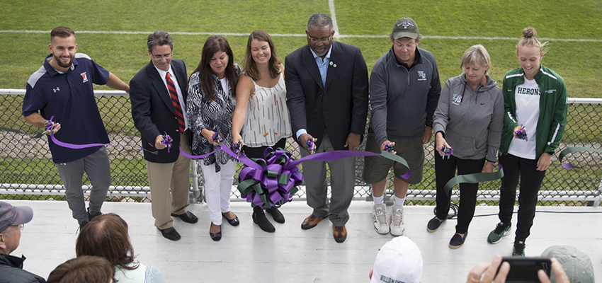 Carver-DeLaney Family Press Box Dedication