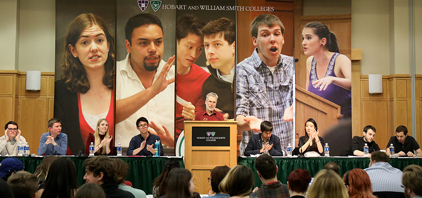 HWS Debate Team Hosts Top Teams in Round Robin