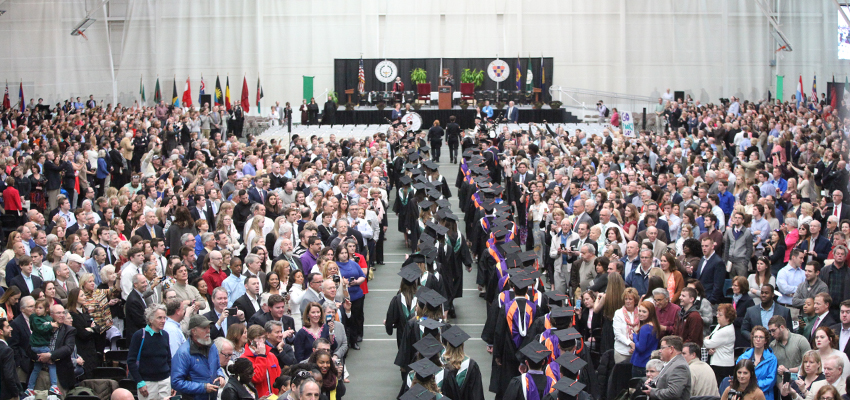 Commencement to be held in Bristol Field House