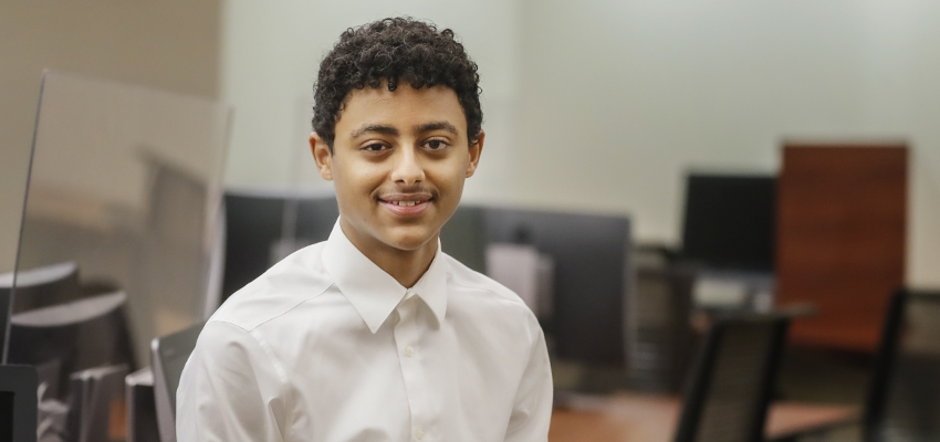 Ayele '23 Secures Tech Internship at UnitedHealth Group