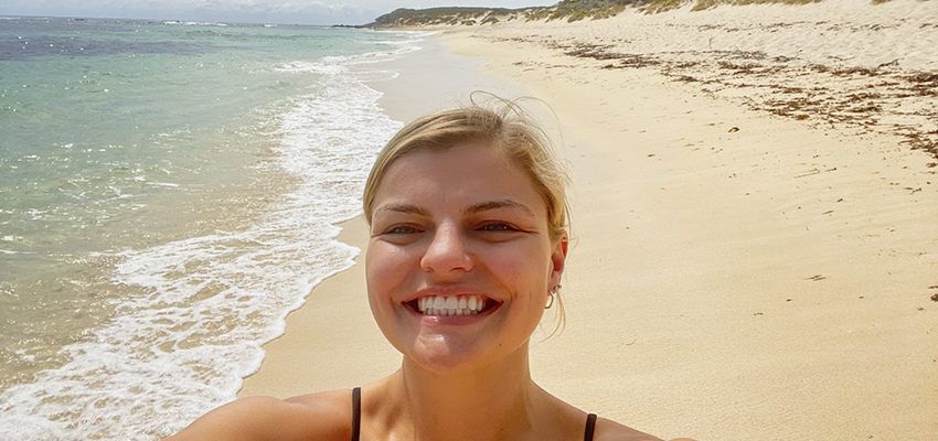 Bartels ΓÇÖ21 Reflects on Studying in Perth, Australia