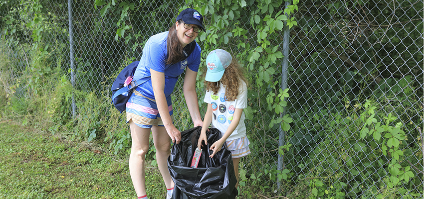Cleanup occurs at the Geneva Little League Field.