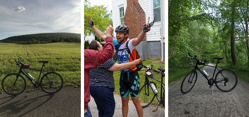 Biking 353 Miles Home