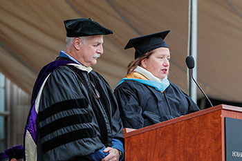 Julie Bazan '93 and Rick Solomon '75, P'10